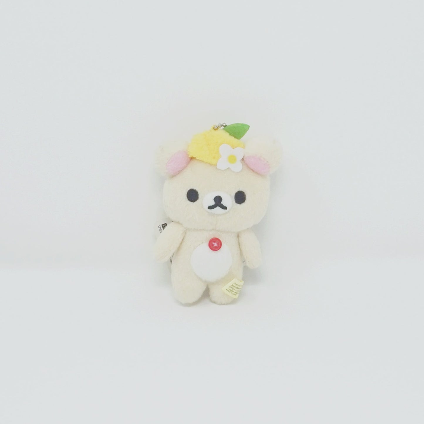 2015 Korilakkuma Plush Prize Toy Keychain - Fresh Lemon Theme