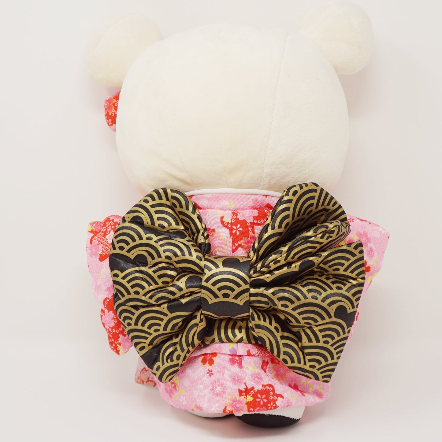 2015 Medium Korilakkuma in Pink Kimono Plush - Kimono Rilakkuma