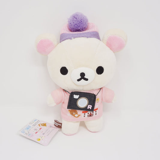 2015 Korilakkuma with Camera Plush  - Rilakkuma Sapporo Store Limited Souvenir Theme Hokkaido - San-X