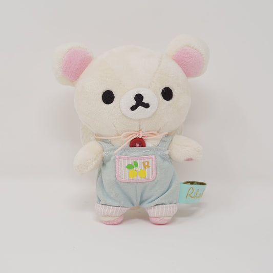 2015 Korilakkuma Farmer Plush Keychain - Fresh Lemon Theme Rilakkuma - San-X